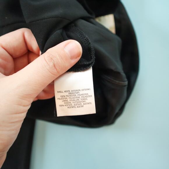 Anthropologie x Elevenses Black Beaded Sleeveless Twee Wide Leg Jumpsuit Size 6 - Picture 11 of 12